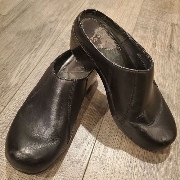 Dansko Womens Black Mules - Picture 3 of 7